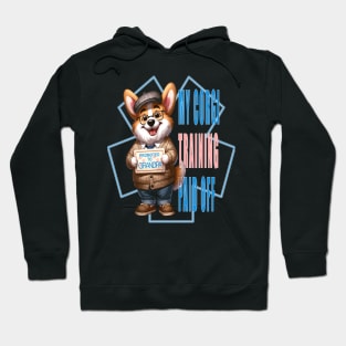 Corgi Grandpa Wisdom: Love and Light Hoodie